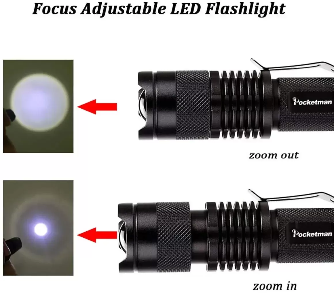 פנס טקטי קומפקטי Q5 LED – אור בכל מצב - תמונה 3