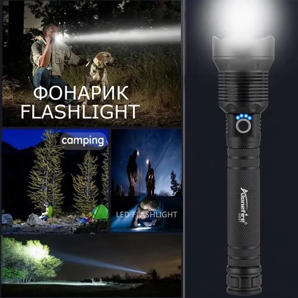 פנס LED 4000 לומן נטען USB - תמונה 3