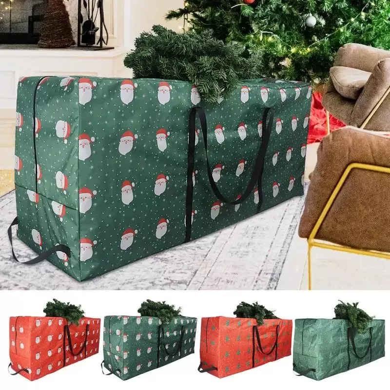 Foldable christmas tree bag 210 cm 180cm Waterproof christmas tree storage cover Large Capacity Storage Camping Home Storage - תמונה 2