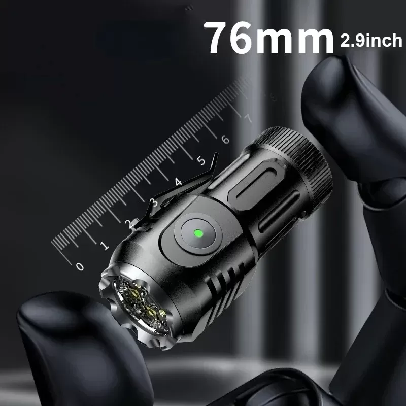 פנס נייד מיניאטורי עם טעינה USB - תמונה 4