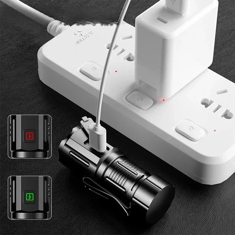 פנס נייד מיניאטורי עם טעינה USB - תמונה 5