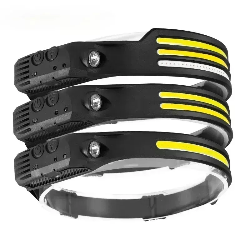 פנס ראש חזק עם LED נטען USB - KDULIT
