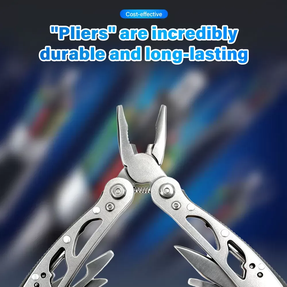 New Folding Multi-tool Pocket Knife Pliers Mini Portable Fold Outdoor Hunting Survival Rescue Tactical Multipurpose Repair Tool - תמונה 2
