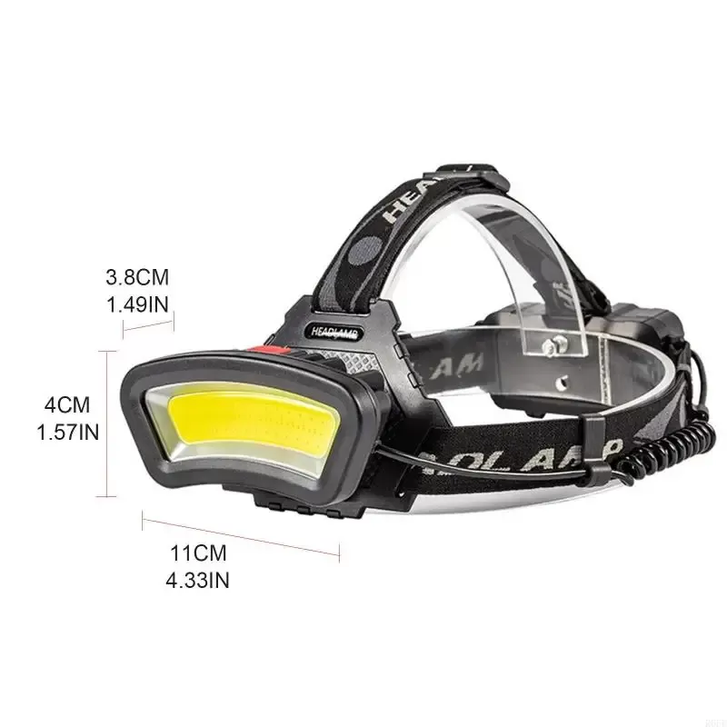 פנס ראש LED נטען USB - פתרון מושלם לפעילויות חוץ - תמונה 6