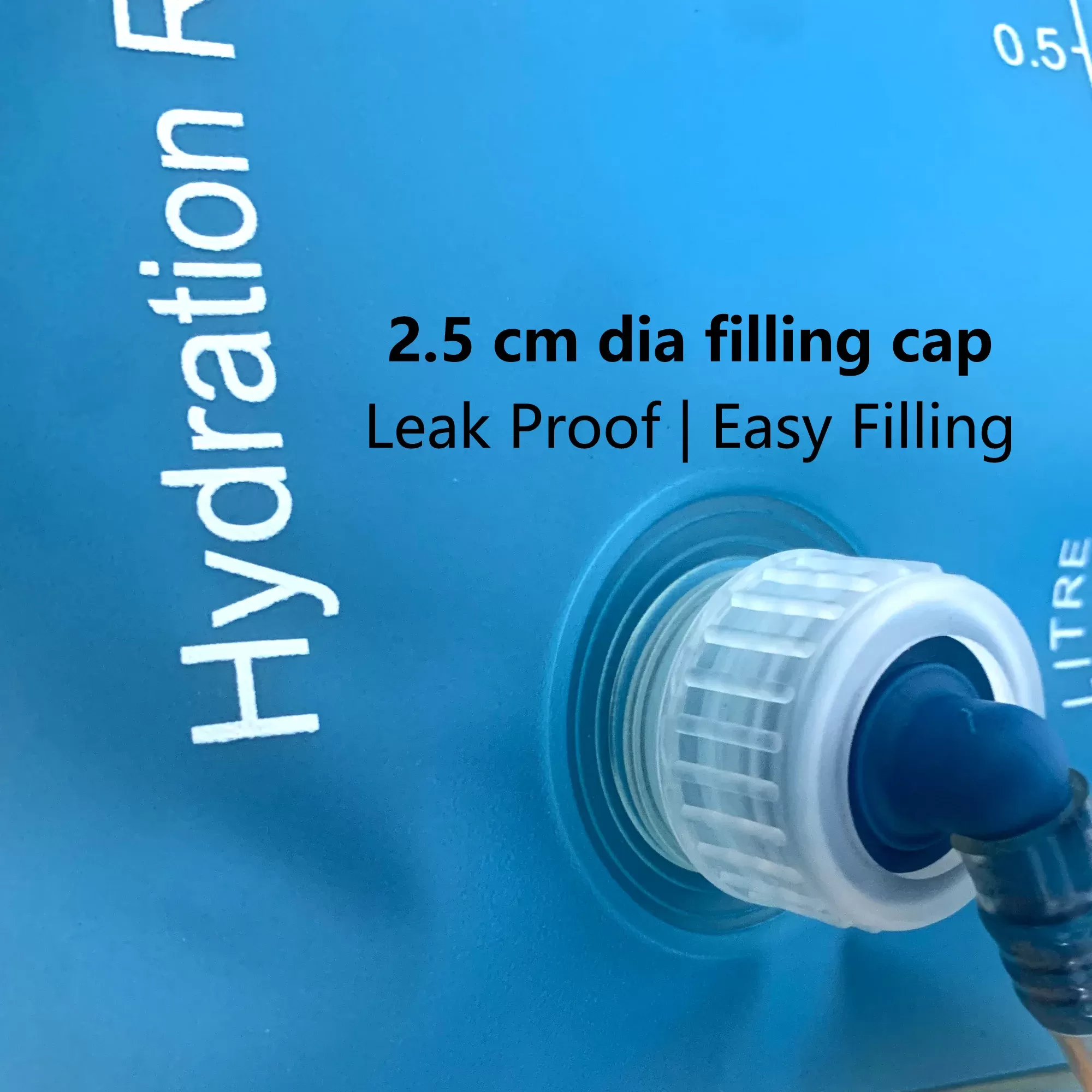 תיק גב עם מיכל מים 1L - BPA Free - תמונה 3