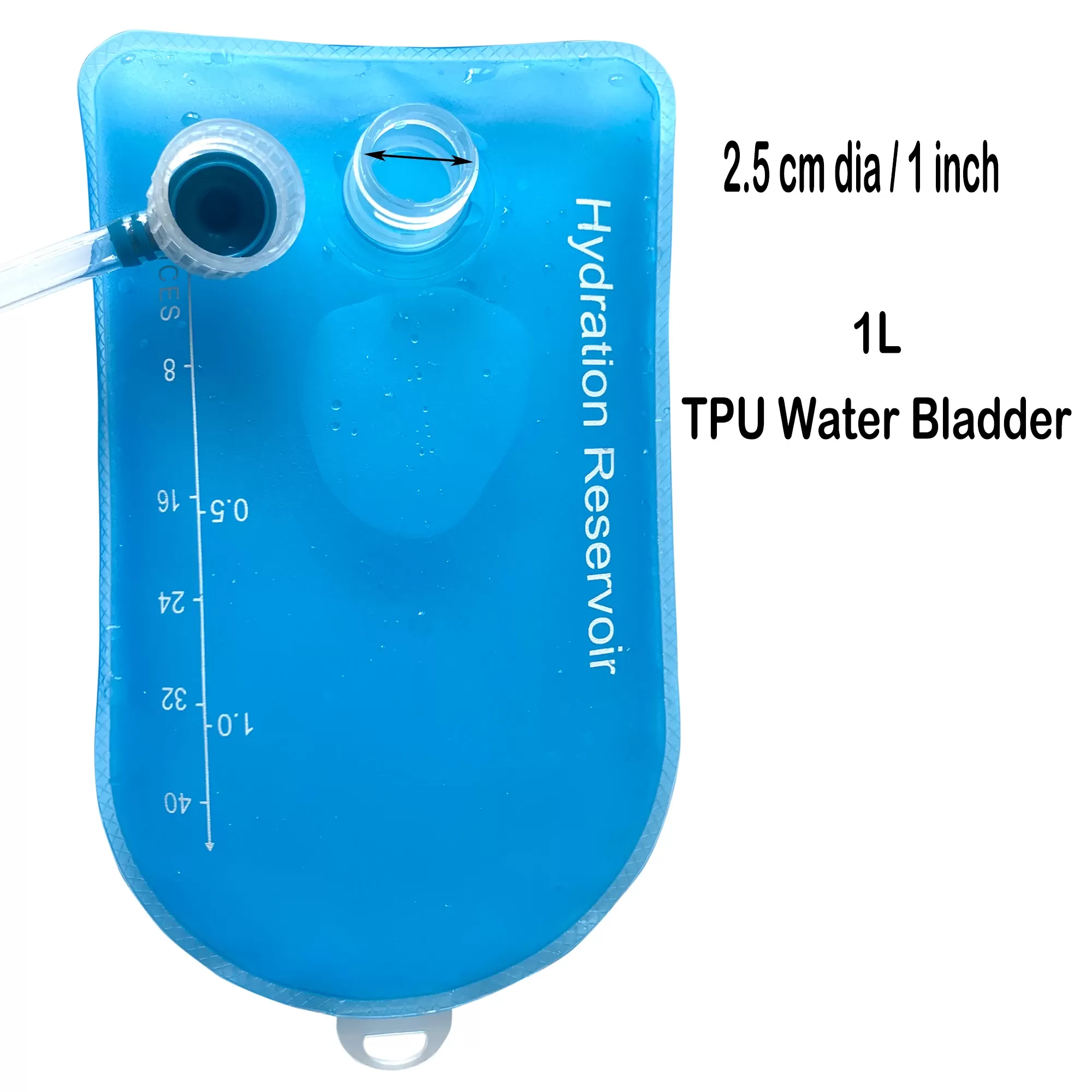 תיק גב עם מיכל מים 1L - BPA Free - תמונה 5