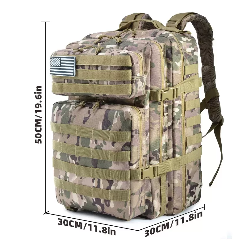תיק גב טקטי עמיד במים - 45L - תמונה 5