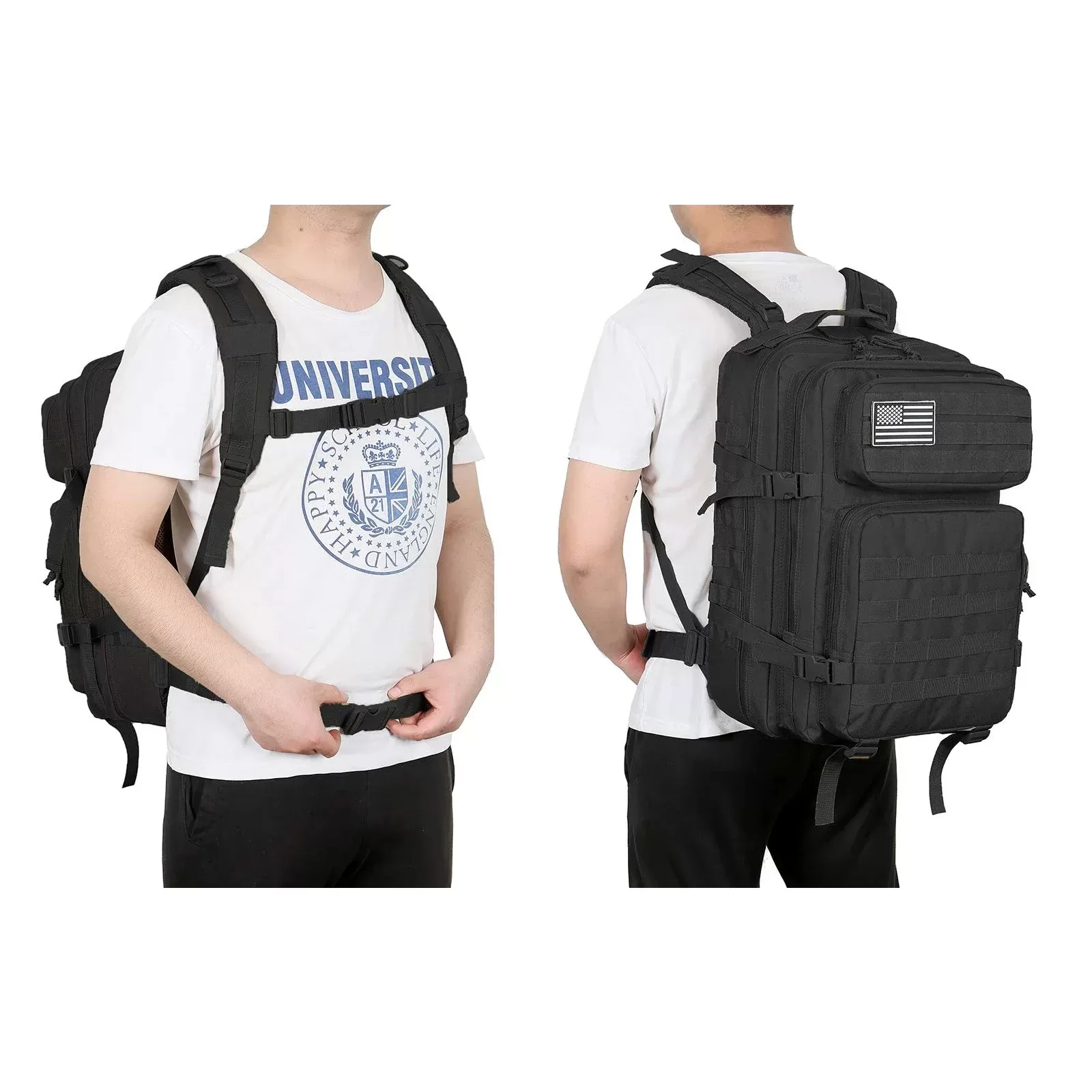 תיק גב טקטי 45L - מושלם לטיולים וקמפינג - תמונה 6