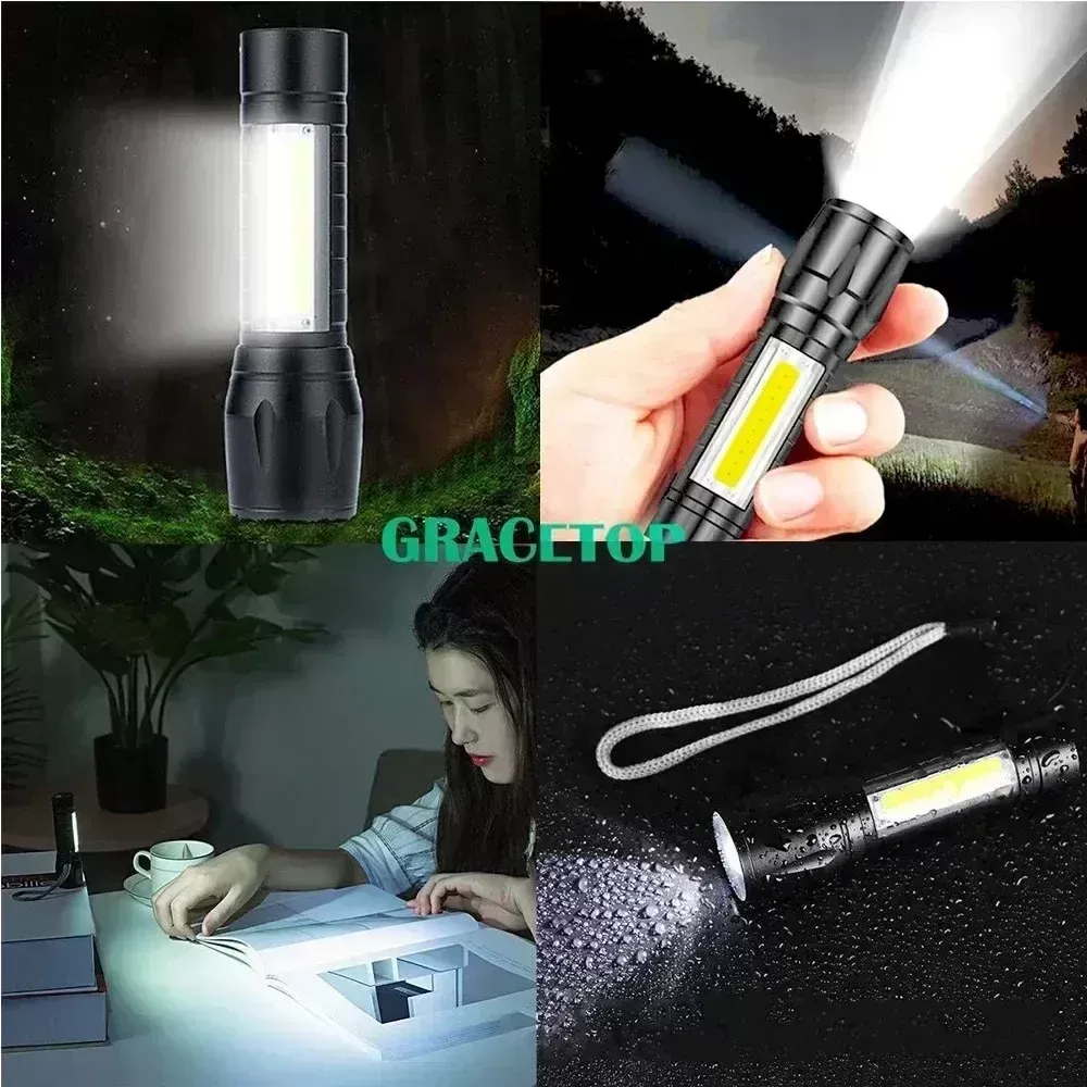 פנס קמפינג נייד עם טכנולוגיית COB+LED - תמונה 6