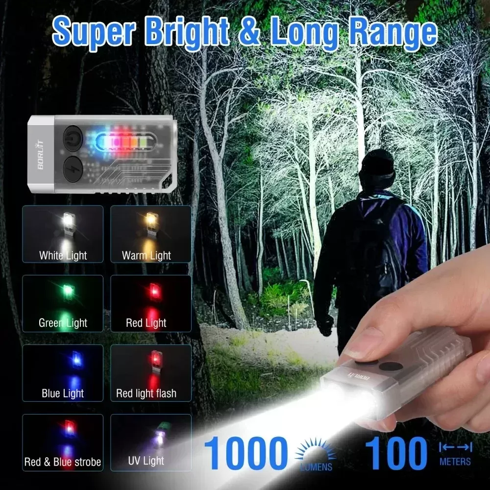 פנס UV קומפקטי BORUiT V10 - פתרון נייד - תמונה 3