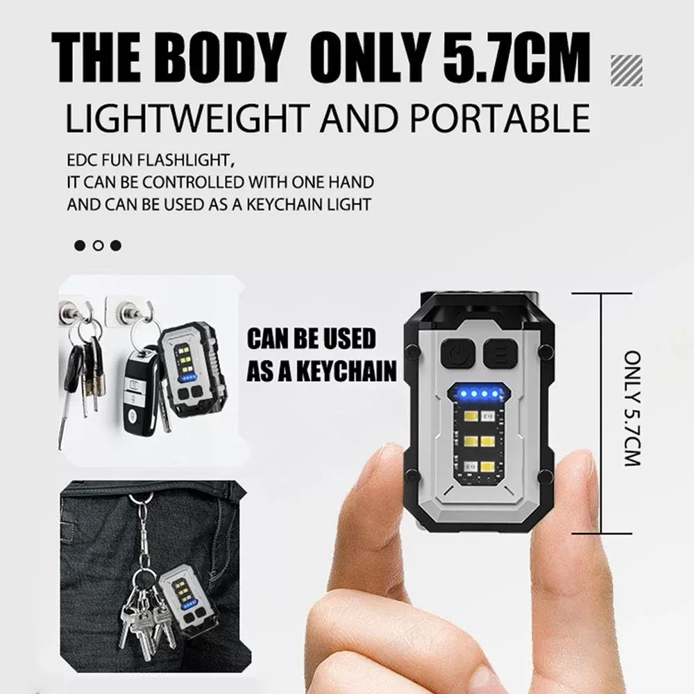 פנס LED עוצמתי להגנה עצמית - תמונה 6