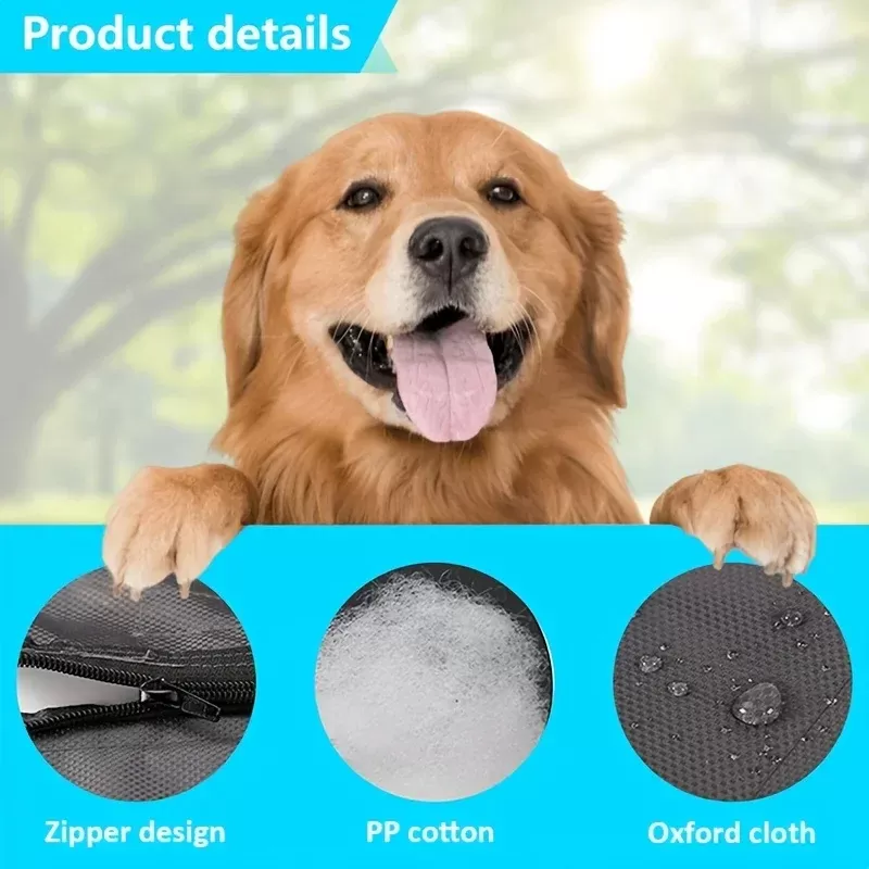 100x70cm Foldable Outdoor Pet Mat with Storage Bag Waterproof Dirt Resistant for Dogs Cats Indoor Outdoor Camping Travel Use - תמונה 5