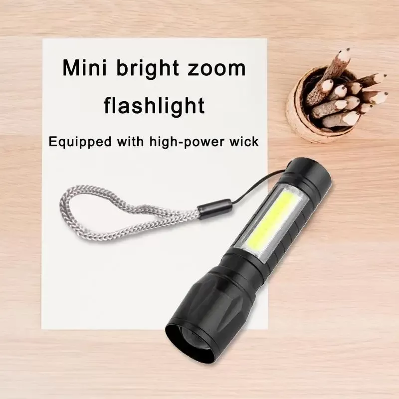 פנס LED נייד עם אור צדדי - פנס חירום - תמונה 4