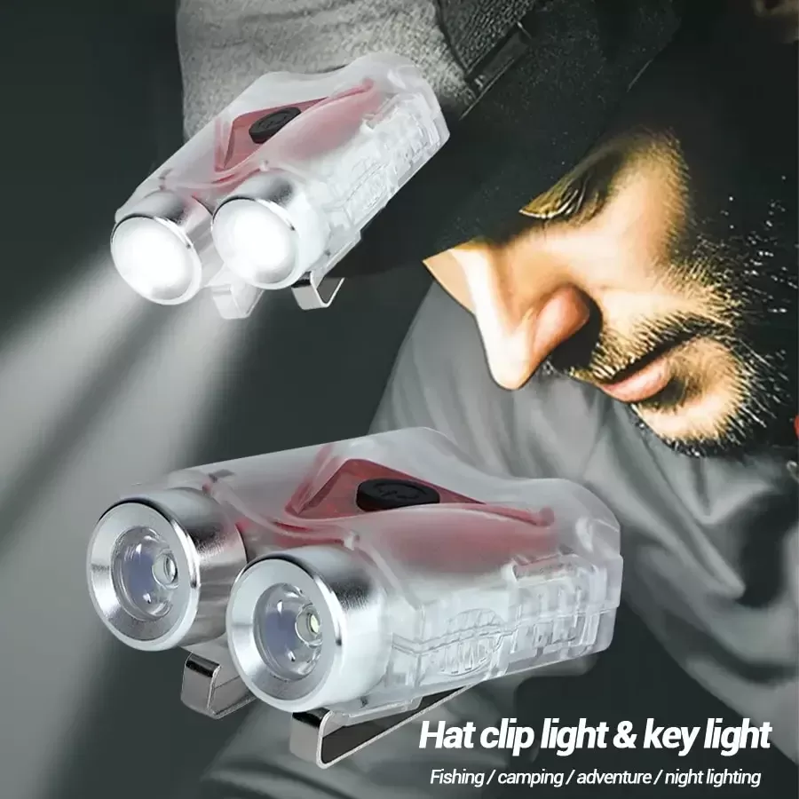 פנס ראש נטען עם LED עמיד למים - תמונה 2