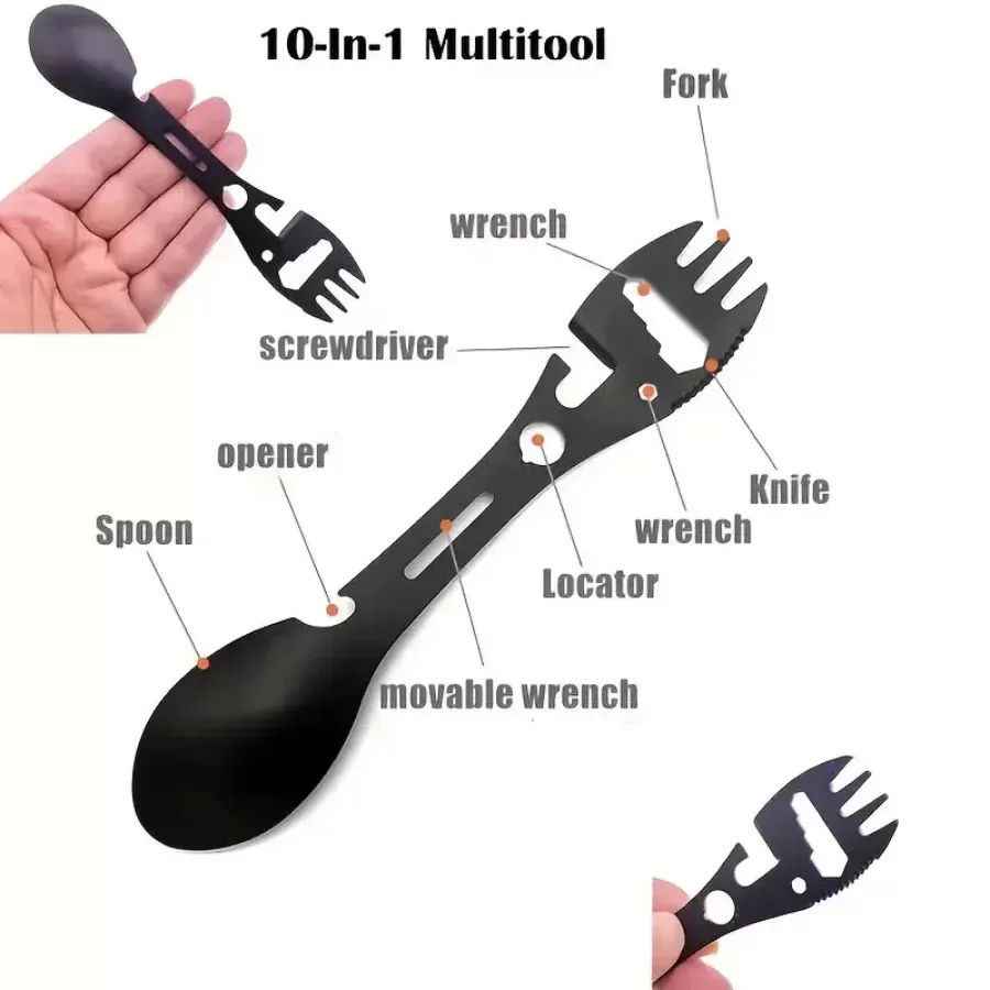 ערכת הישרדות חיצונית 5 ב-1 - כלי קמפינג - תמונה 6