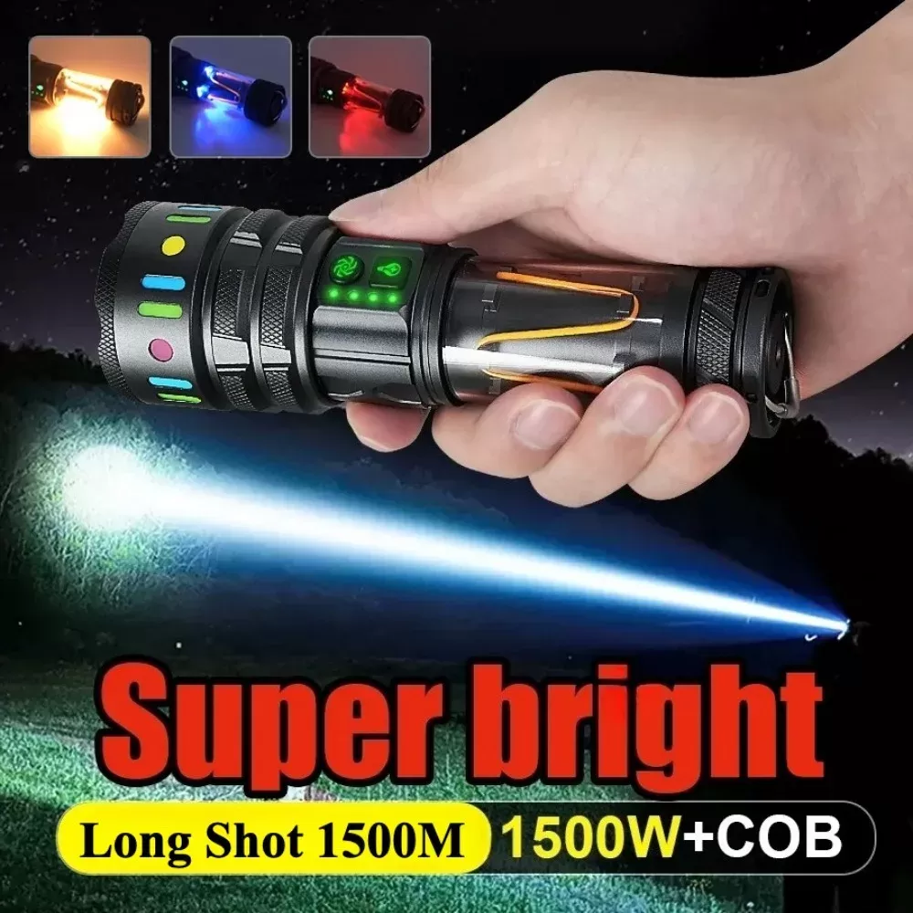 פנס LED עם זום ואור אווירה - איכות גבוהה - תמונה 4