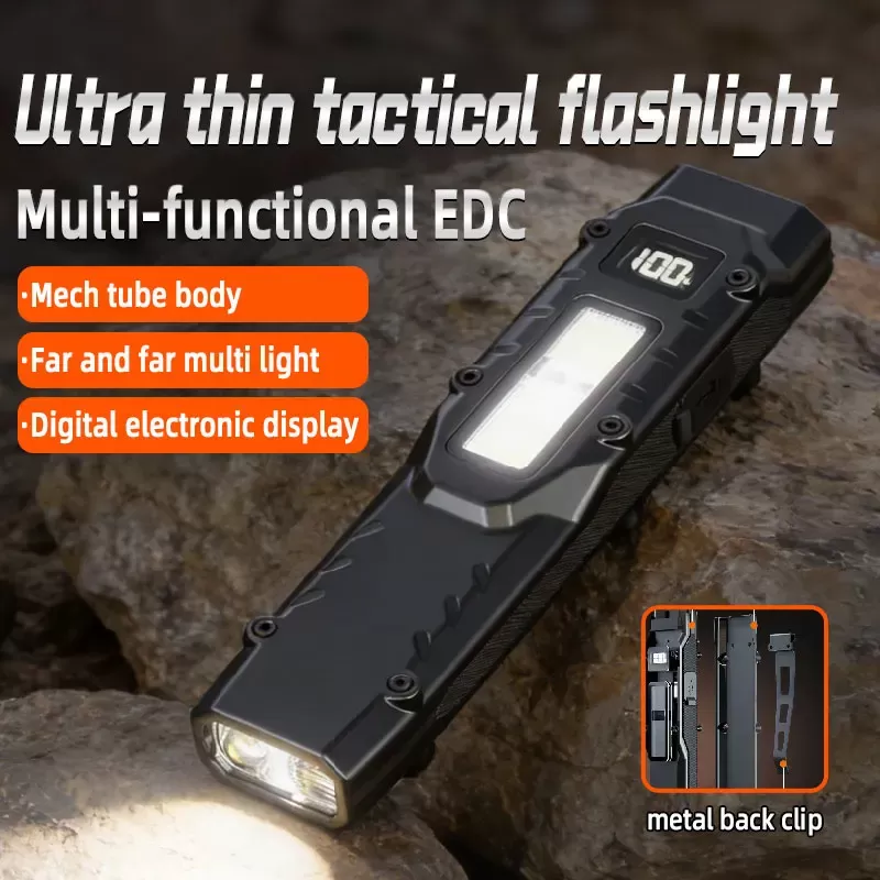 פנס עבודה COB LED נטען עם דימוי - תמונה 5