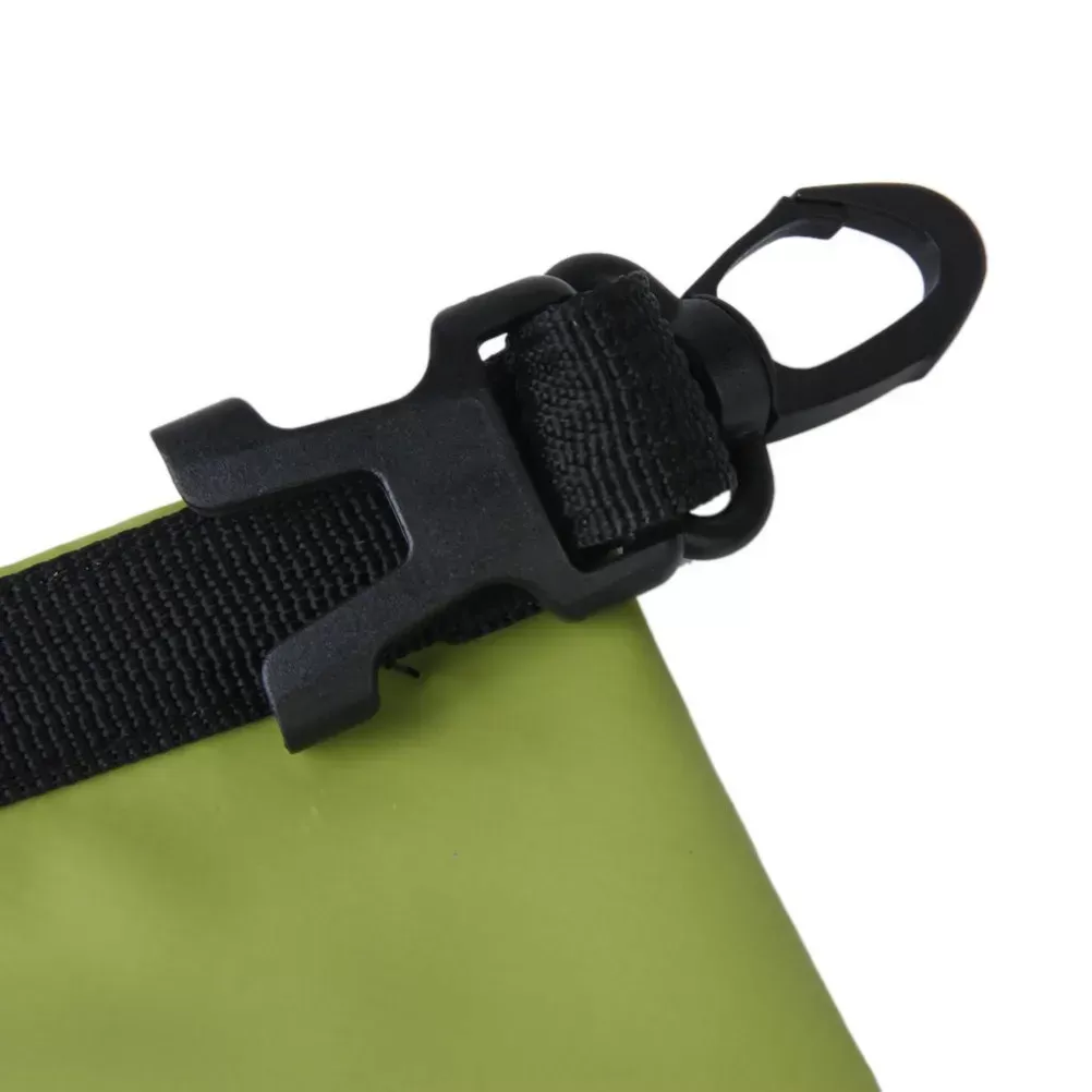2L Waterproof Dry Bag Green 285*180Mm Foldable Pvc Mesh For Outdoor Camping Hiking Kayaking Fishing Rafting Boat Accessory - תמונה 4
