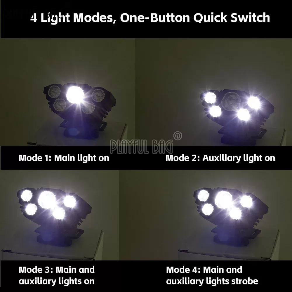 פנס LED לקסדה טקטית – QG363S - תמונה 2