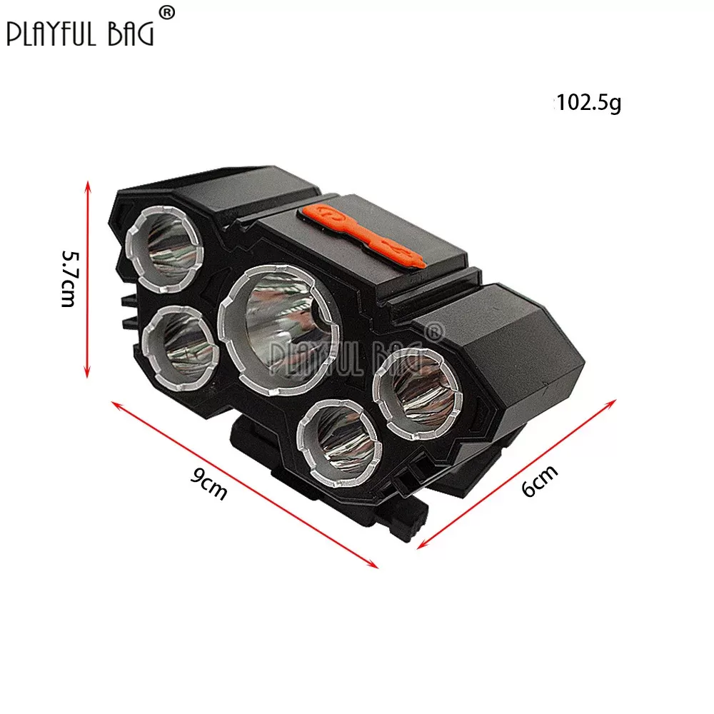 פנס LED לקסדה טקטית – QG363S - תמונה 6