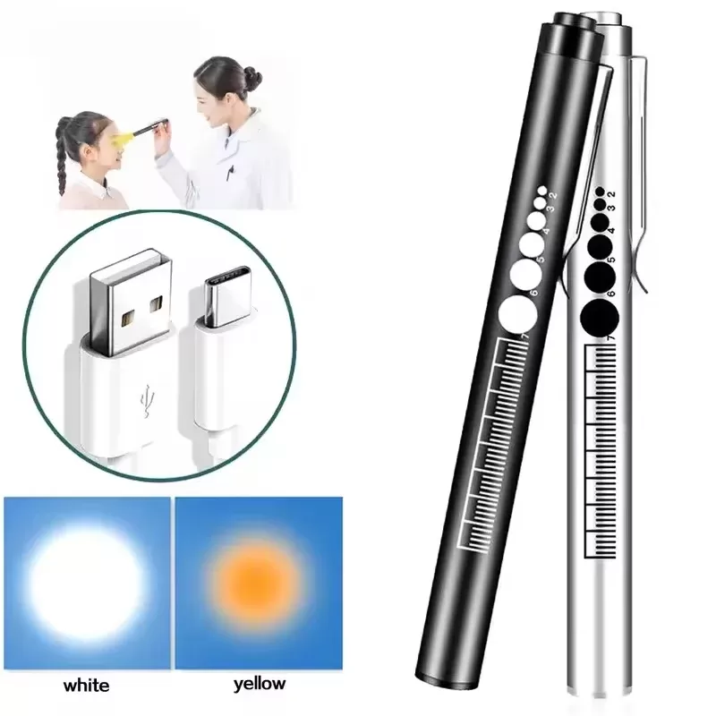 פנס LED נייד עם טעינה USB - תמונה 2
