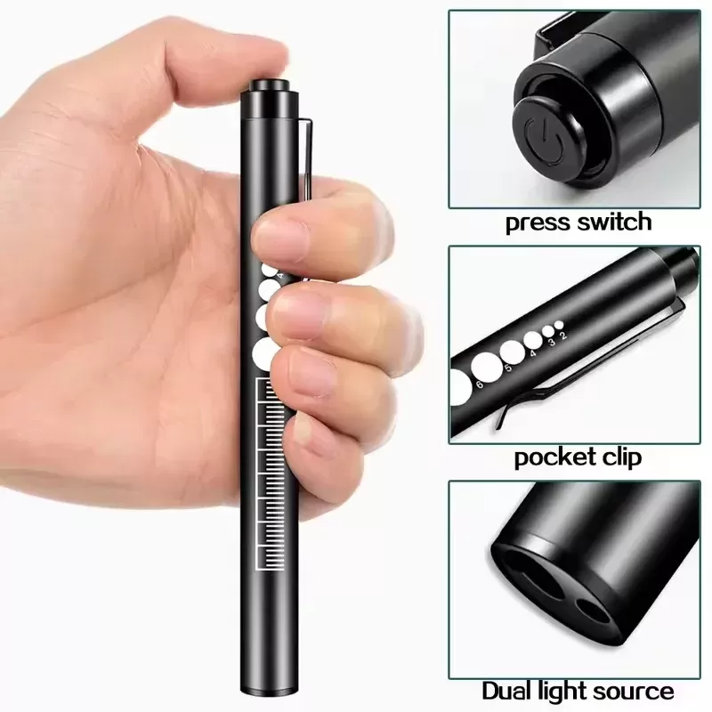 פנס LED נייד עם טעינה USB - תמונה 4