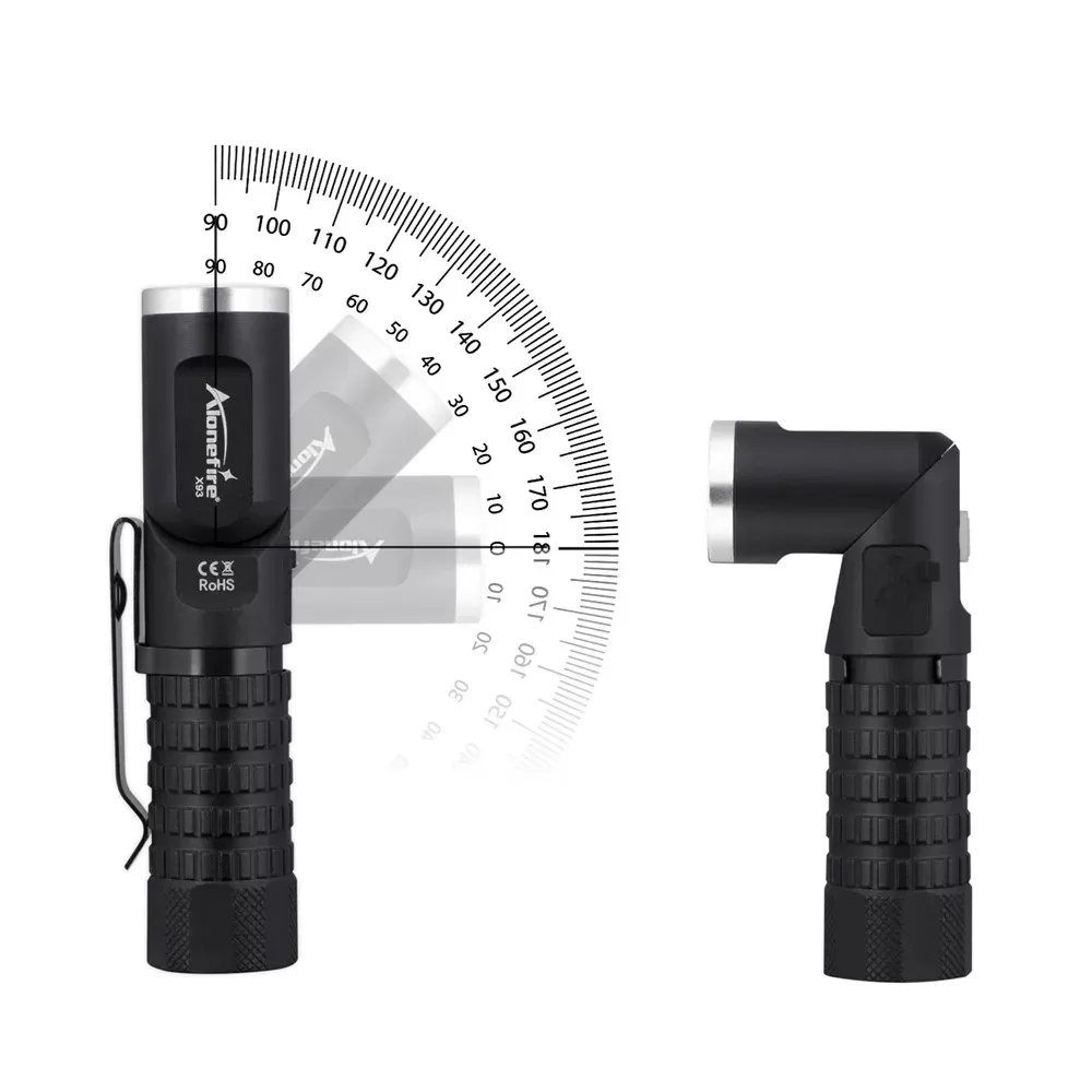 פנס LED קומפקטי עם ראש מסתובב 90° - תמונה 2