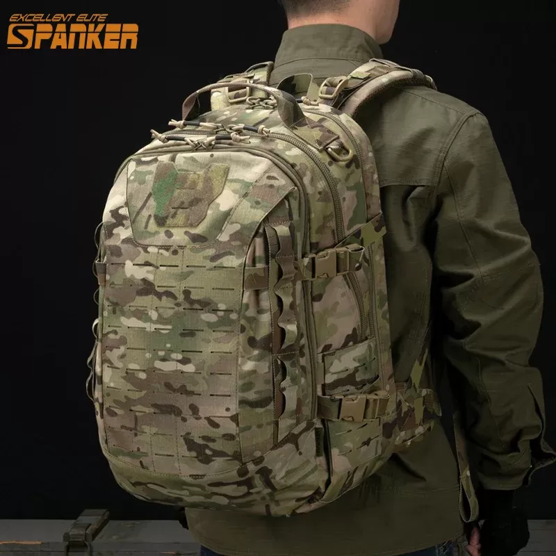 תיק גב טקטי 44L MOLLE לטיולים וקמפינג