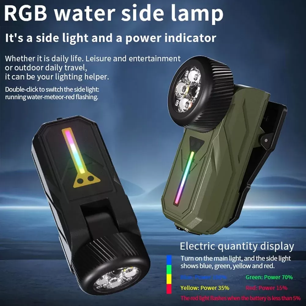 פנס טקטי RGB עם חיישן תנועה - תמונה 4