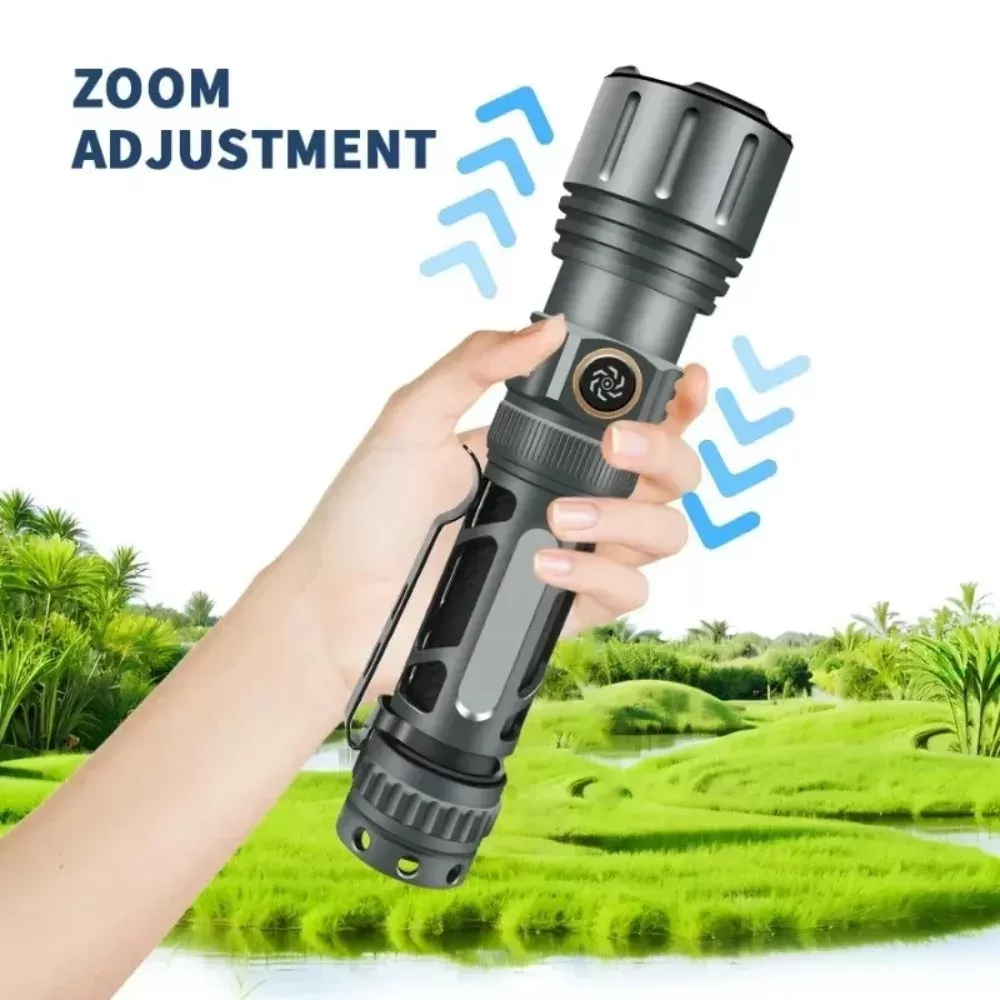פנס LED נטען עוצמתי לטיולים וקמפינג - תמונה 2