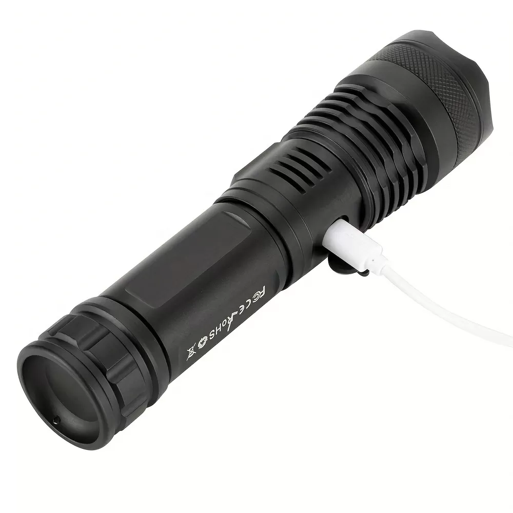 פנס עוצמתי 20W עם זום ואטום למים - תמונה 6