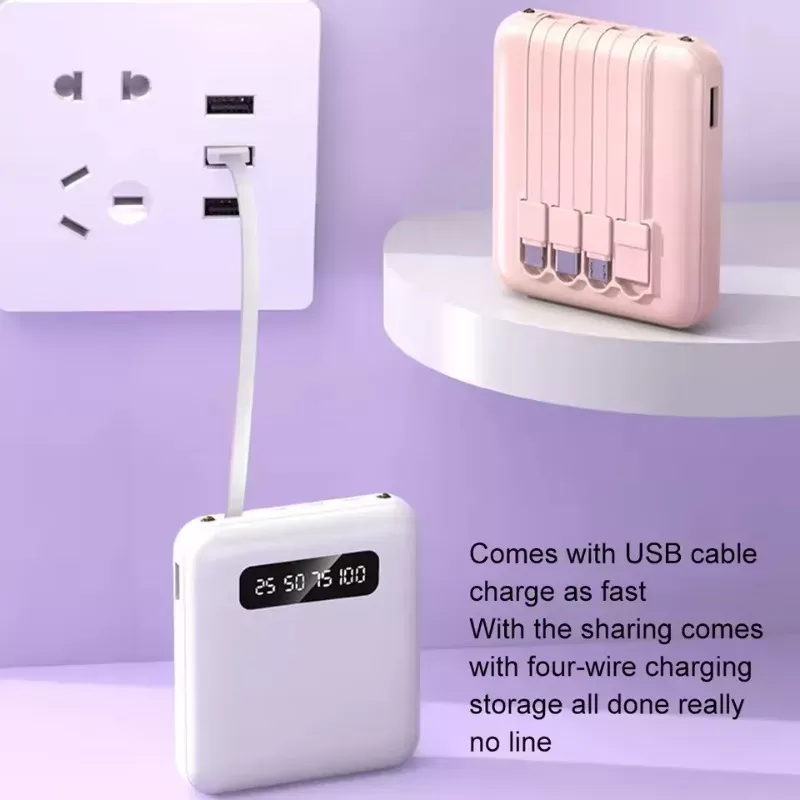 סוללת גיבוי ניידת 10000/20000mAh עם טעינה מהירה - תמונה 5