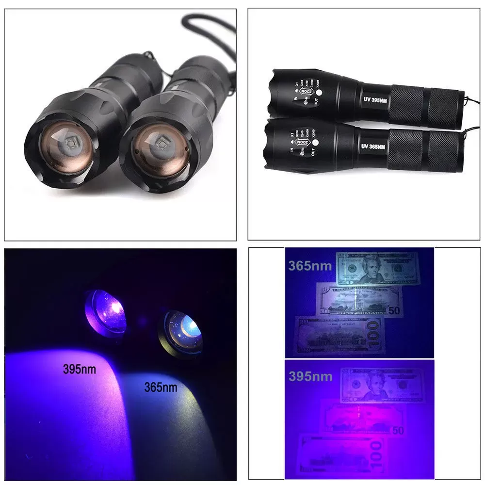 פנס UV טקטי Topcom 3W עם זום - תמונה 5