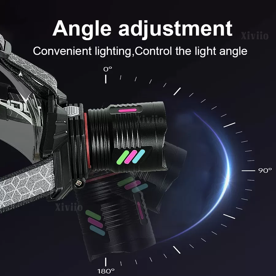 פנס ראש LED עוצמתי 960000000LM - תמונה 5