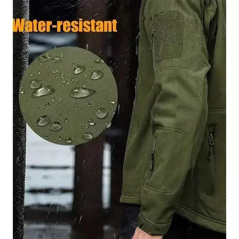 מעיל חורף טקטי עם הסוואה - תמונה 4