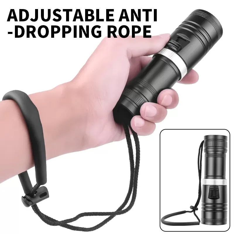 פנס צלילה LED עמיד למים מאלומיניום - תמונה 6