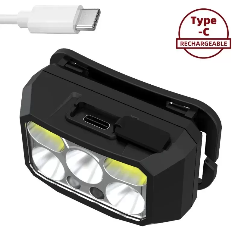 פנס ראש LED נטען עמיד במים - תמונה 4